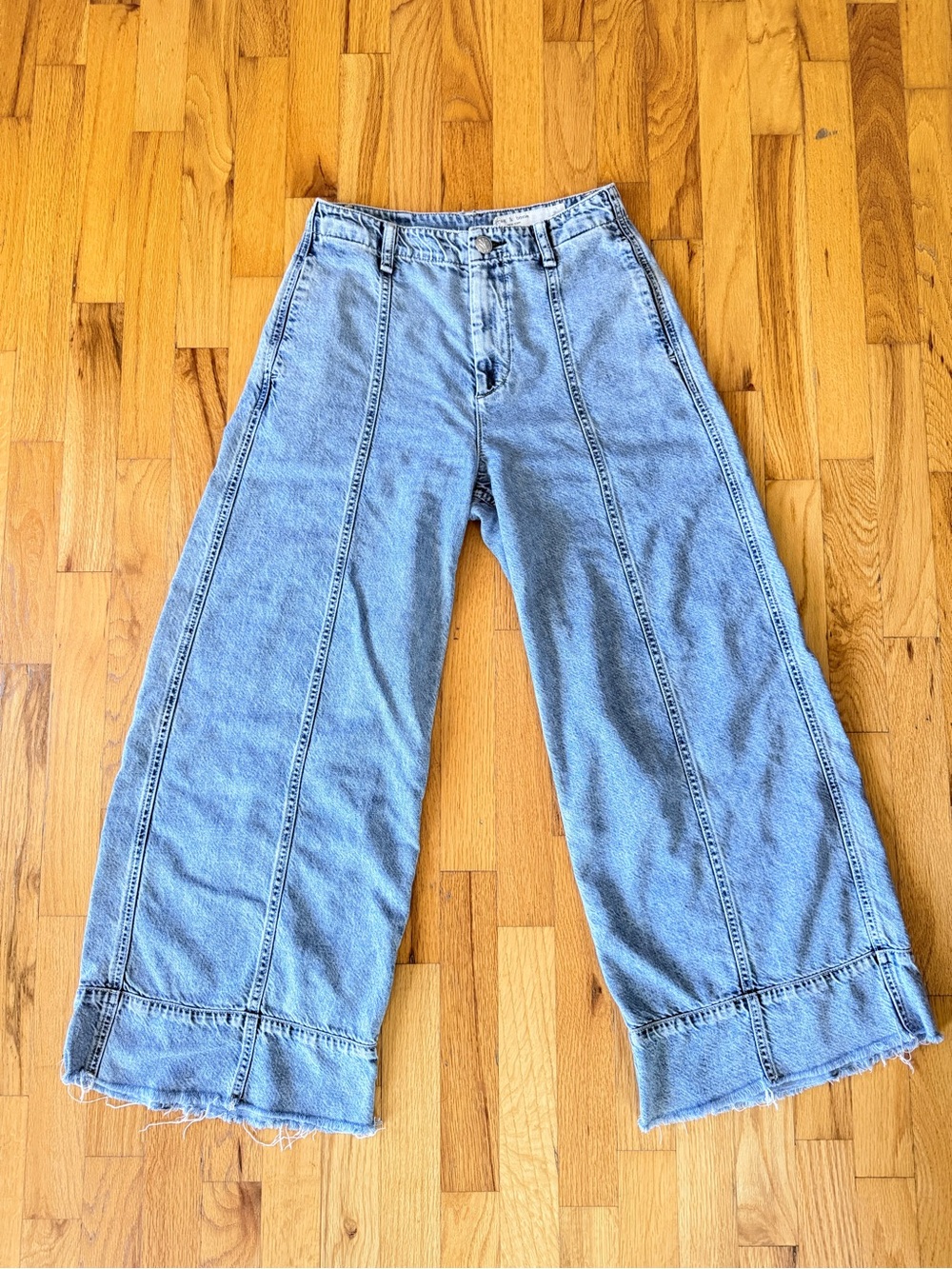 Rag & Bone High Rise Wide Leg Trouser Jeans Size 26 - Picture 6 of 6